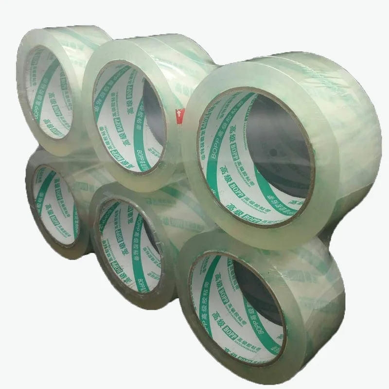 Прозрачная допп лента 3 дюйма 110 ярдов (100 метра) на рулоне 3 дюйма толщиной 2 или 2,5 мил