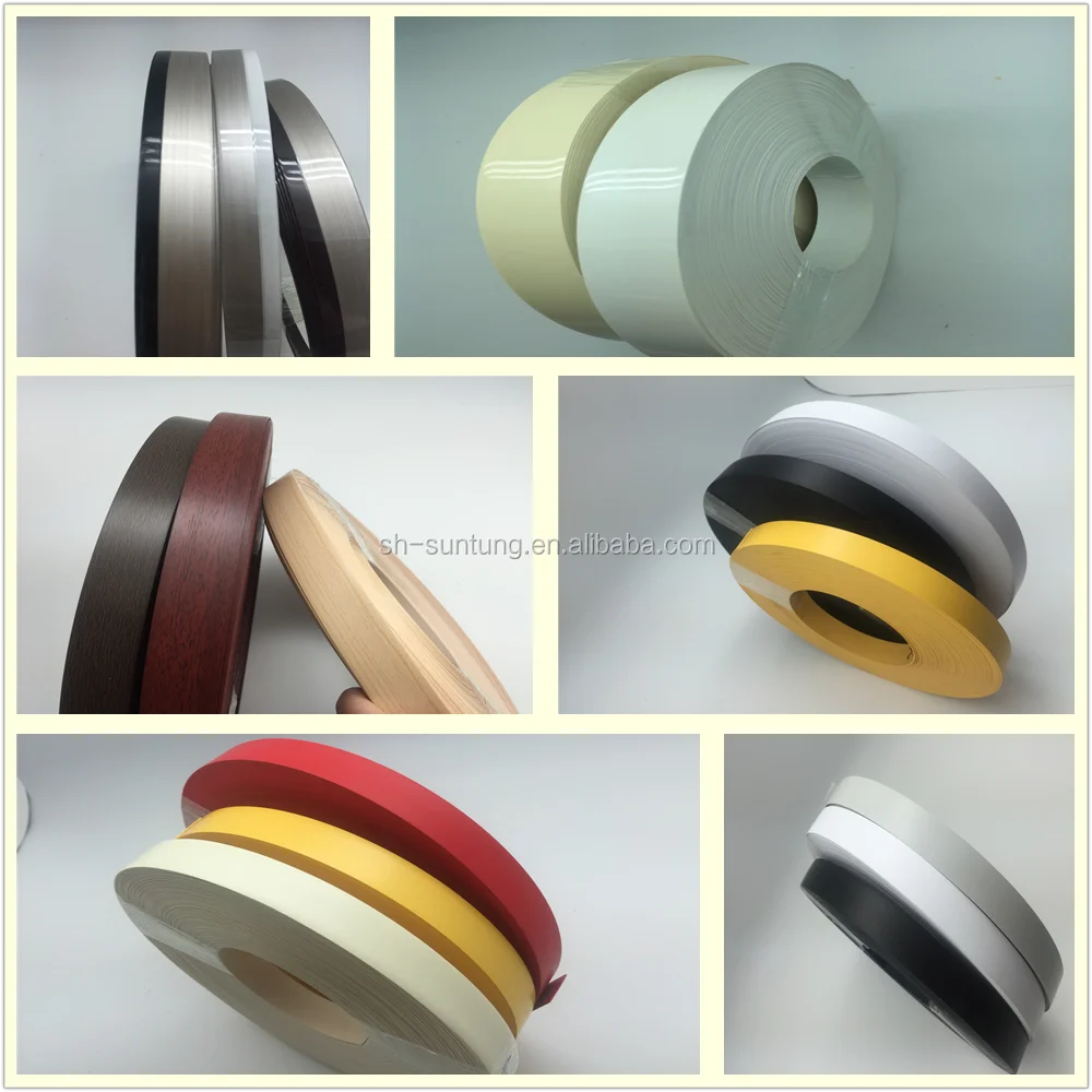 high gloss acrylic panel pvc edging strip/rubber edge trim for table