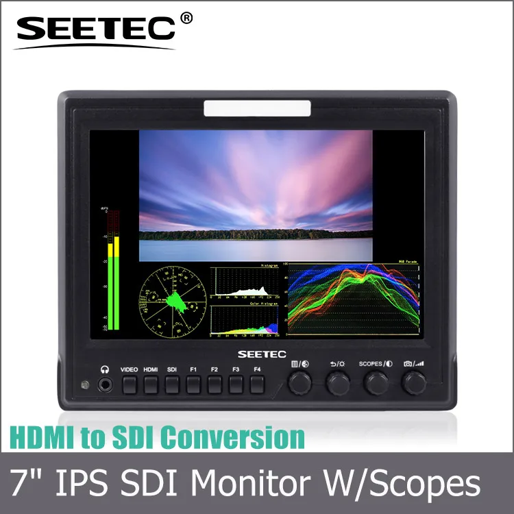 7 дюймов фото студия аксессуары IPS 1280*800 hd-sdi поле монитор камеры стрелы