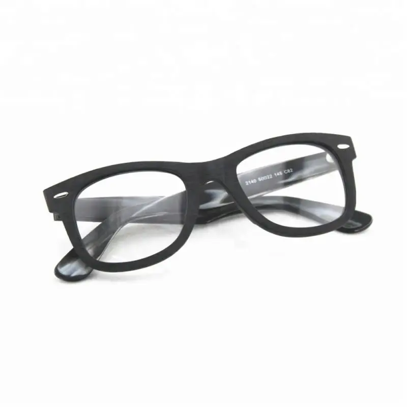 Mens Vintage Acetate Optical Frame Eyeglasses Wooden Glasses 2020