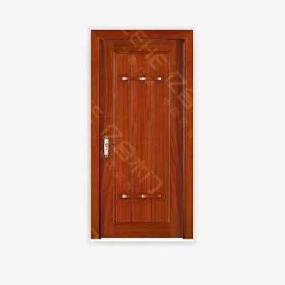 Cheap Prettywood American style  Modern Simple Designs brown Wooden Interior Door