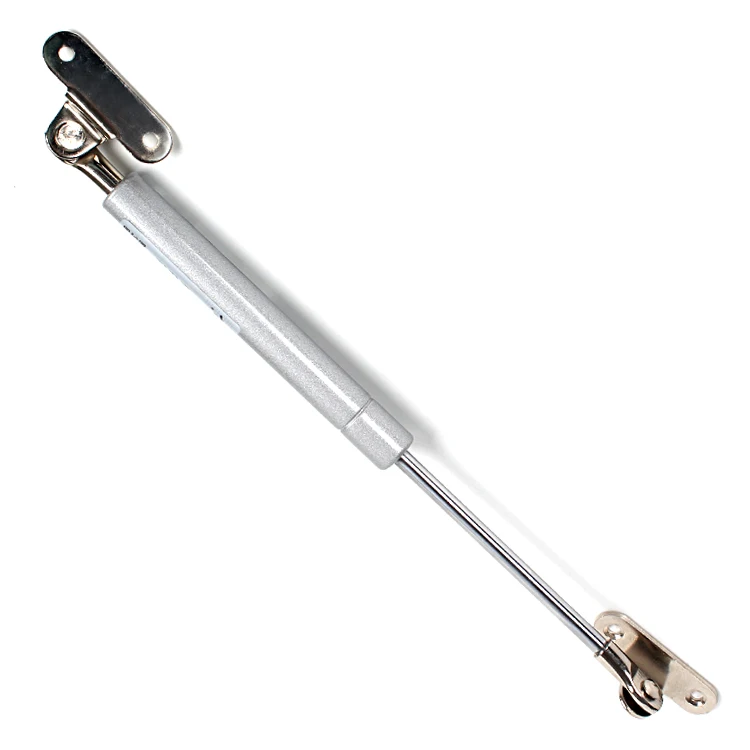 Damper gas spring with metal eyelet for container door