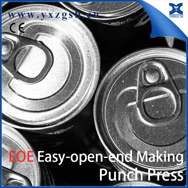 Tailor Made 2-Piece/ 3-Piece Metal Can EOE/EOZ Making Punch Press Machinery