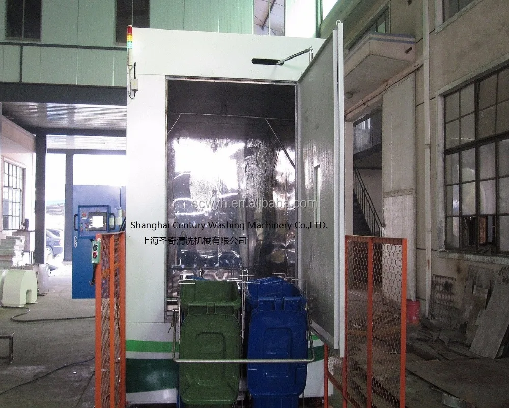 Full Automation Wheelie Bin Cleaning Machine