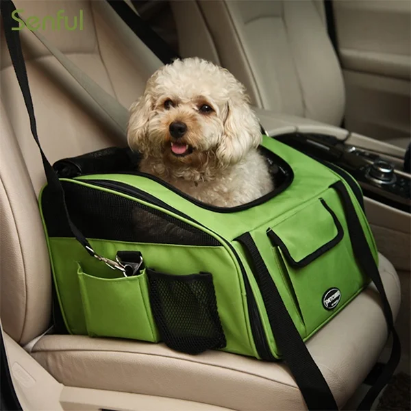 Foldable Pet Car Seat dog car booster seat Fashion Pet Dog Carrier
