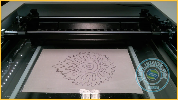 High Speed Semi Auto Rhinestone Transfer Paper Machine Sequin Applicator