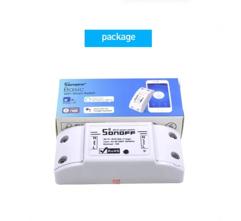 Best Sonoff Smart Wifi Switch DIY Wireless Remote Switch Domotica Wifi Light Switch Smart Home Controller for Mega 2560