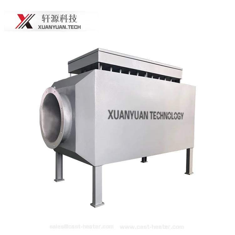 industrial electric gas hot air duct heater