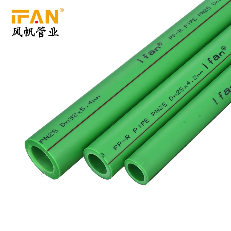 IFAN China Manufacturer fontaneria tubo desague Polypropylene Plastic Tube PN12.5 PN16 PN20 PN25 Pipe Price List PPR Pipe
