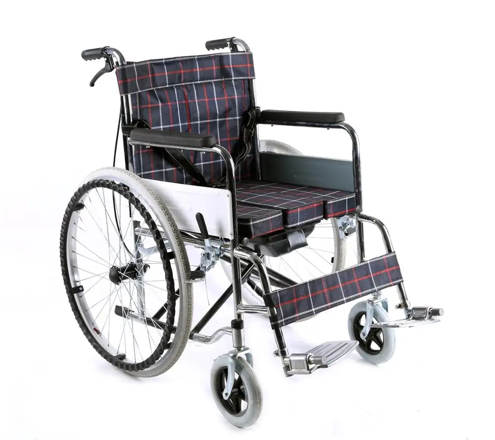 Hot Sale Lightweight Remote Travel Folding Karma Wheelchair Dubai With Toilet