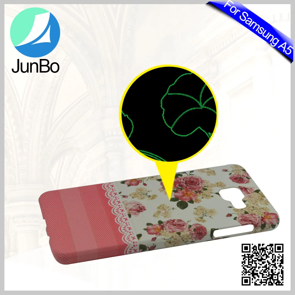 Горячий Продавать Серебристые Жесткий PC Чехол для Samsung A5, Мультфильм Pattern Крышка Чехол для Samsung A5 Мобильный Телефон