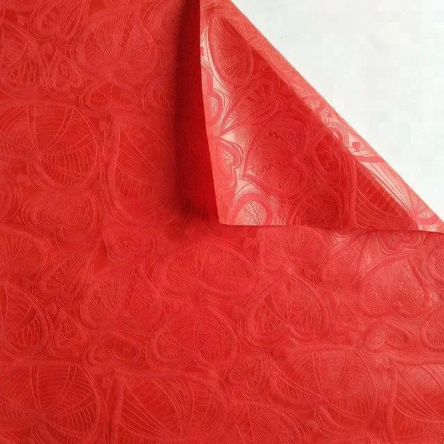 Heart pattern non woven