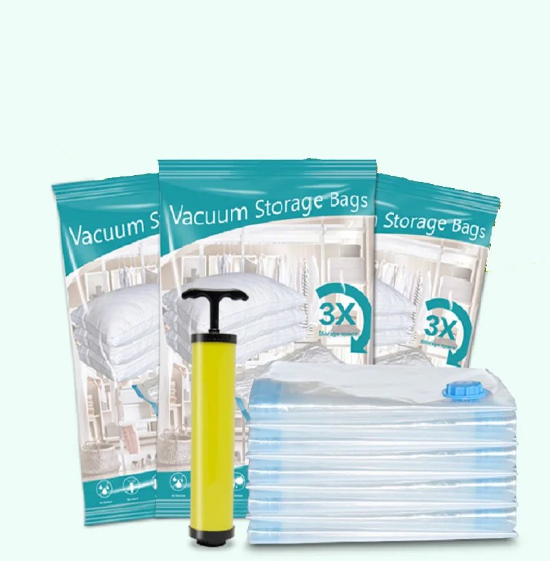 Reusable Vacuum Compressed Bag For Clothes Storage Wholesale Airbaker Space Saver Vacuum Storage Bag