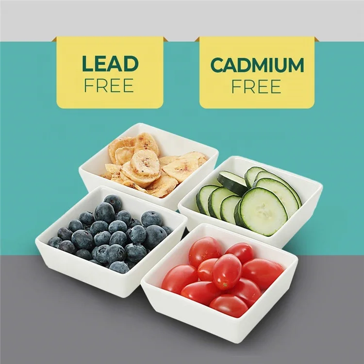 Restaurant used custom white porcelain soy sauce spices dipping dish ceramic serving dishes