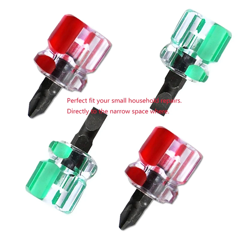 6x14mm Phillips and Slotted Screwdriver Bits Single Side Mini Screwdriver Tools  Anti Slip Hand Tools Disassemble Tools