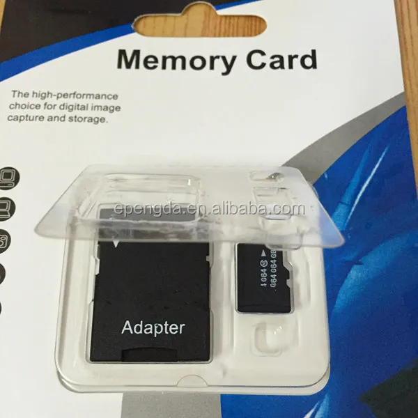 micro sdxc card 64gb with adapter&blister package,original chip 64gb micro sdxc memory card