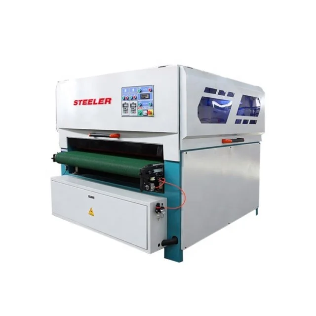 Деревообрабатывающий полировальный шлифовальный станок STR1300R-R-R-R барабанный для изготовления