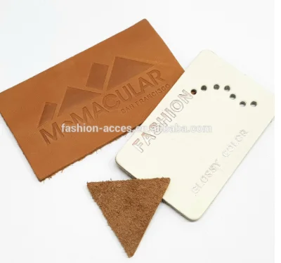 New Design Jeans PU Leather Patches for clothing