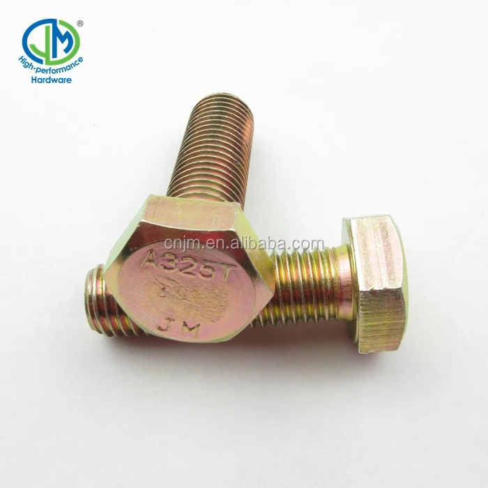 ASTM A325 f8t high tension structural bolt