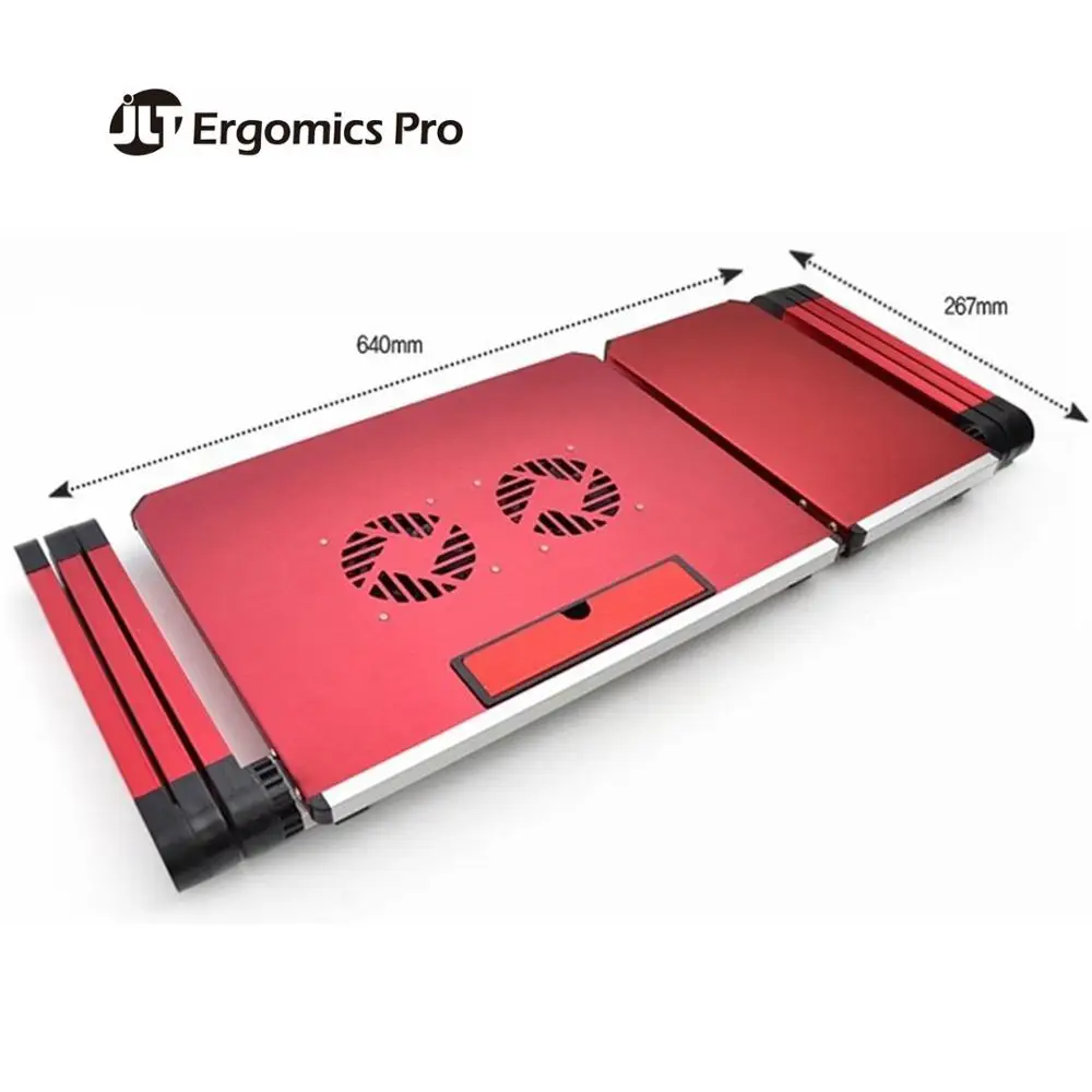 JLT Алюминиевый Многофункциональный для кровати и дивана портативный стол для ноутбука