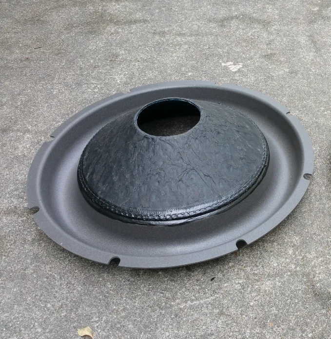 high quality 6.5/8/10/12/15/18/21/24 inch carbon fiber subwoofer cone for sub woofer parts