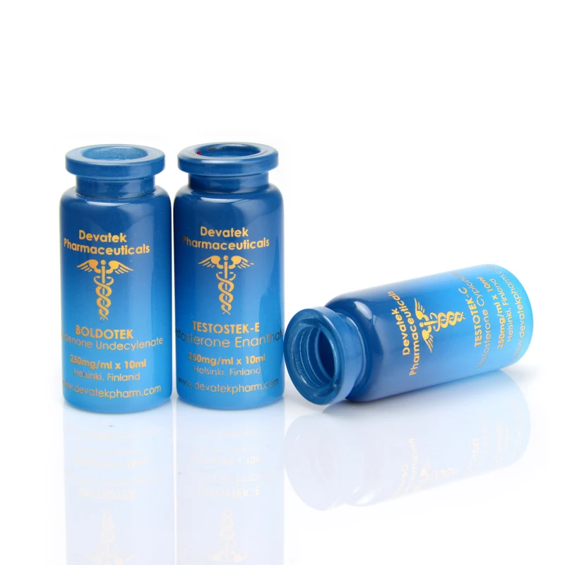 Wholesale custom empty injection vial luxury 10ml glass vial steroid labels China factory vial caps