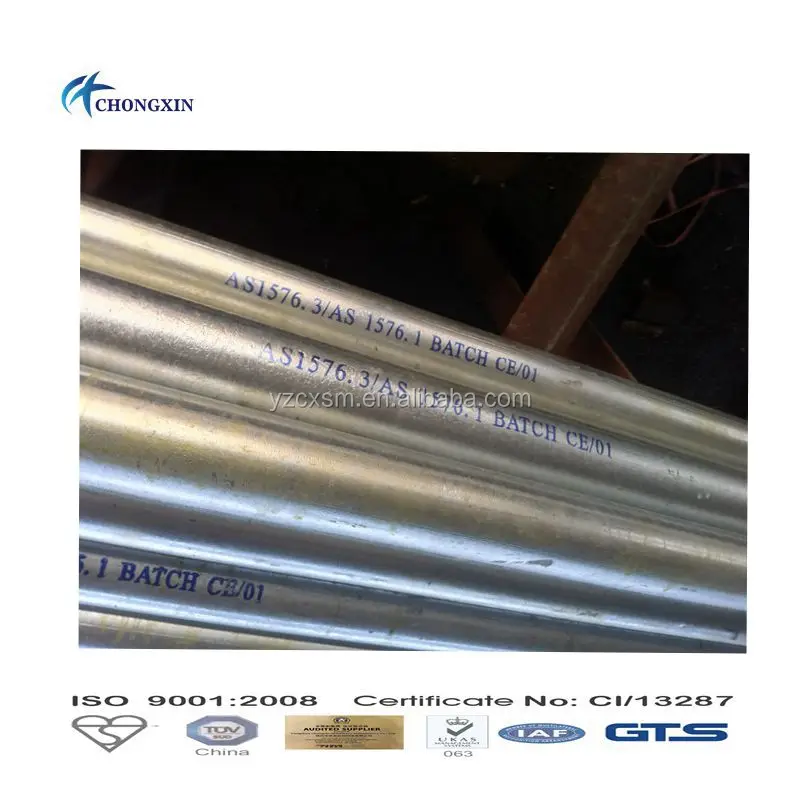 
Q235 Круглая стальная труба для лесов 48,3 мм оцинкованная труба и зажимы для лесов 