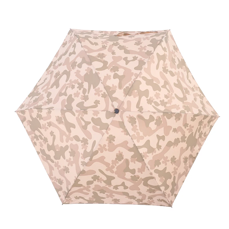 20 inch 5 foldable color coating uv protection manual small travel super mini 5 folding umbrellas