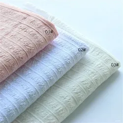 Jacquard Hollow Out Dots yarn dyed Strip Cotton Fabric Soft Dobby Fabric for Dress