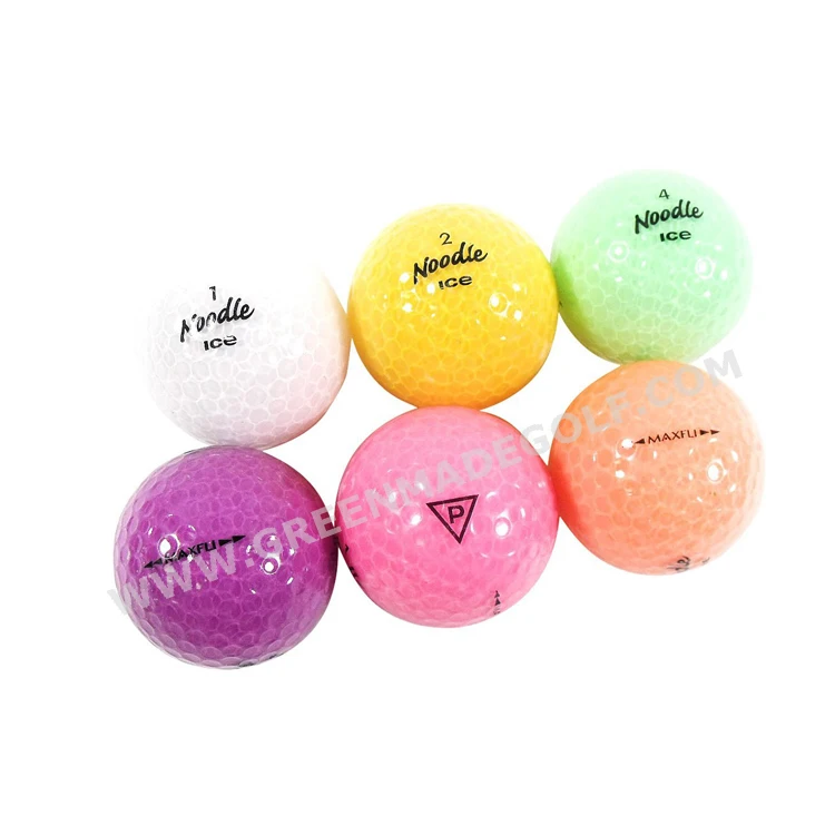 Flash range golf ball with logo printing, color golf balls