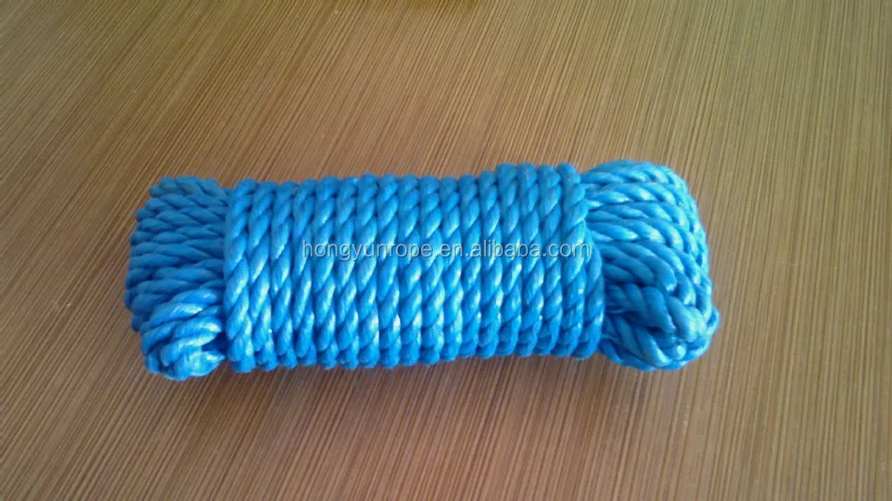 Полипропилен Сплит Фильм веревки, PP twisted Rope