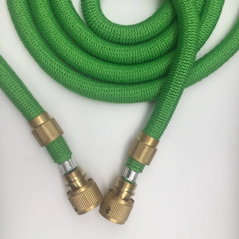 Alibaba Retail online shopping 100FT Brass Fittings Expanding Garden Water Hose with Garden Hose Nozzle Sprayer