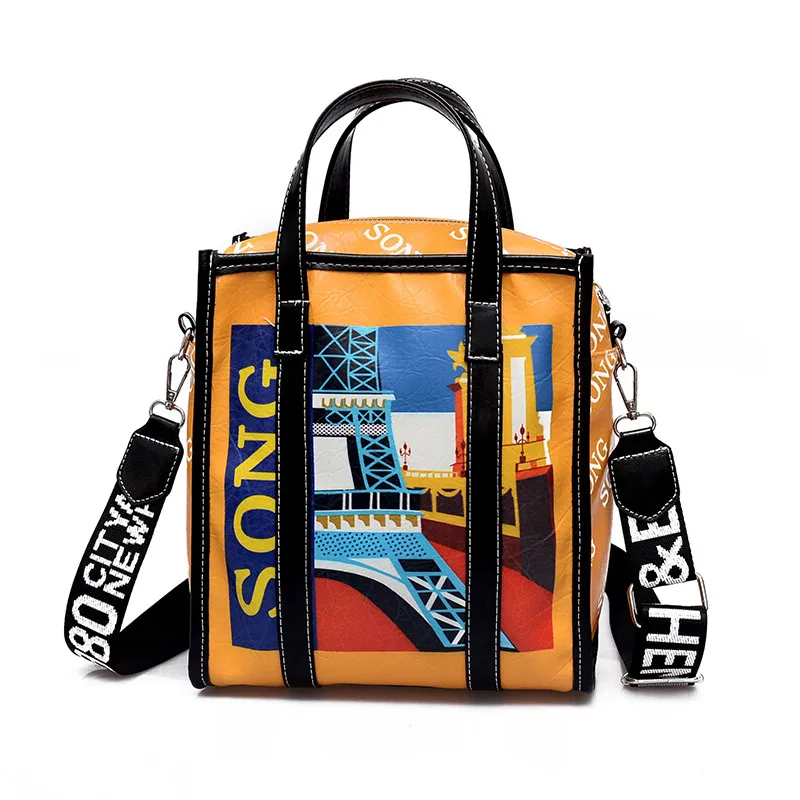 1 Piece Zhejiang Yiwu Borsetta Geanta PU Leather Young Women Ladies Girls Handbags