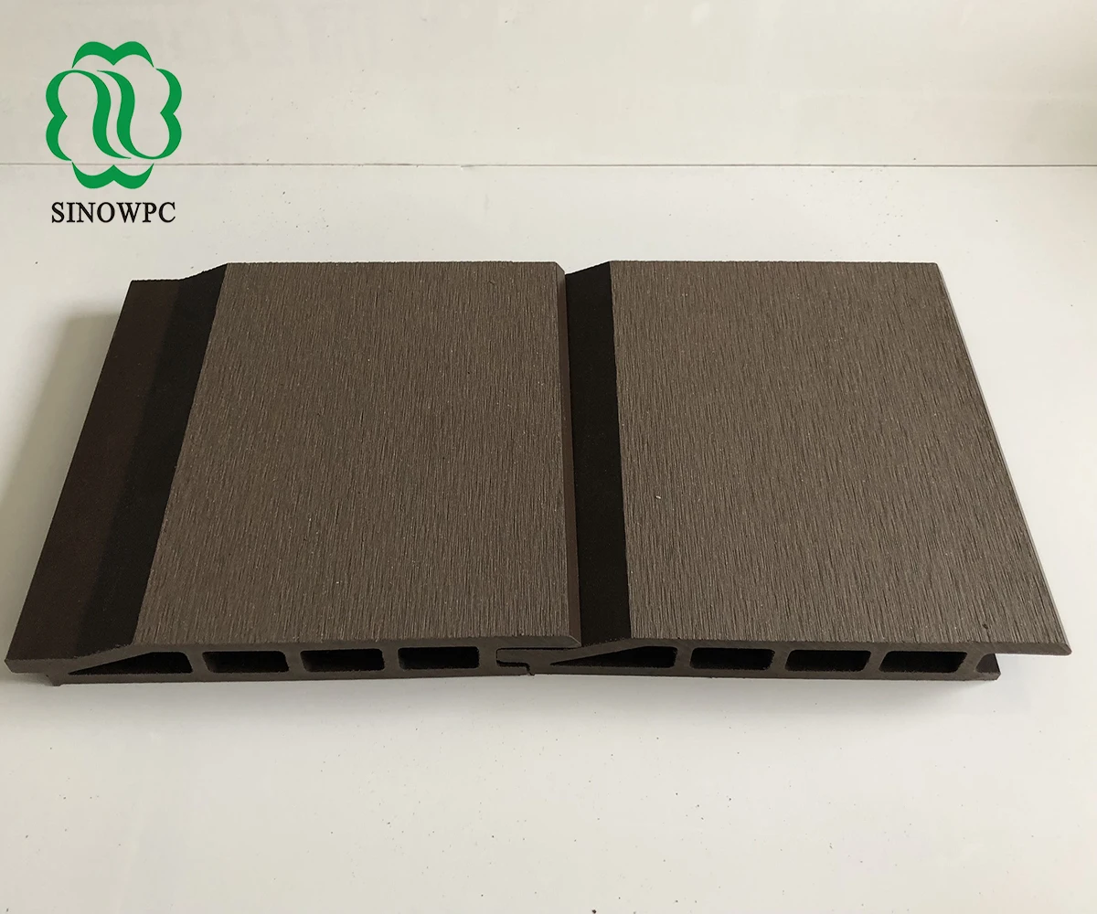 Decorative wpc decking plank/wood plastic wall panel/outdoor environmental wpc panel