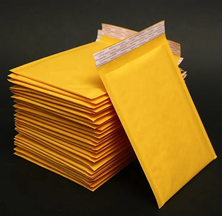 Factory price Kraft Paper poly mailer bubble  Envelopes customer design  packaging