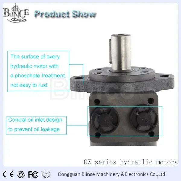 Gerotor gearmotor, OZ hydraulic pump, hydraulic components