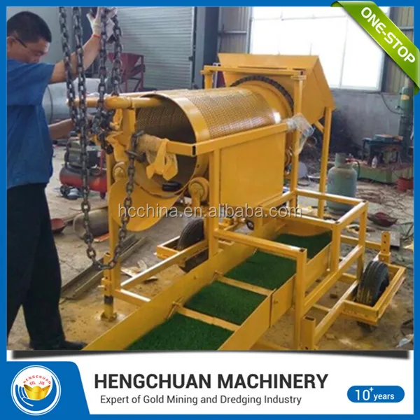 
Mini Portable Mobile Gold Trommel Screen Washing Machine For Gold Pilot Testing 