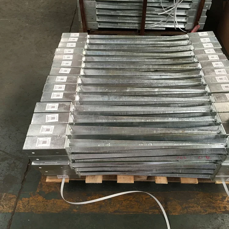 Outdoor Steel Fence Post Spike Ground Screw Anchor