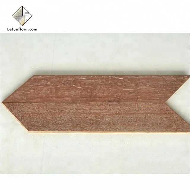 Foshan cheap oak parquet herringbone wood flooring