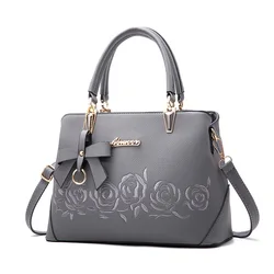 leather bag manufacturers embroidery handbag for women