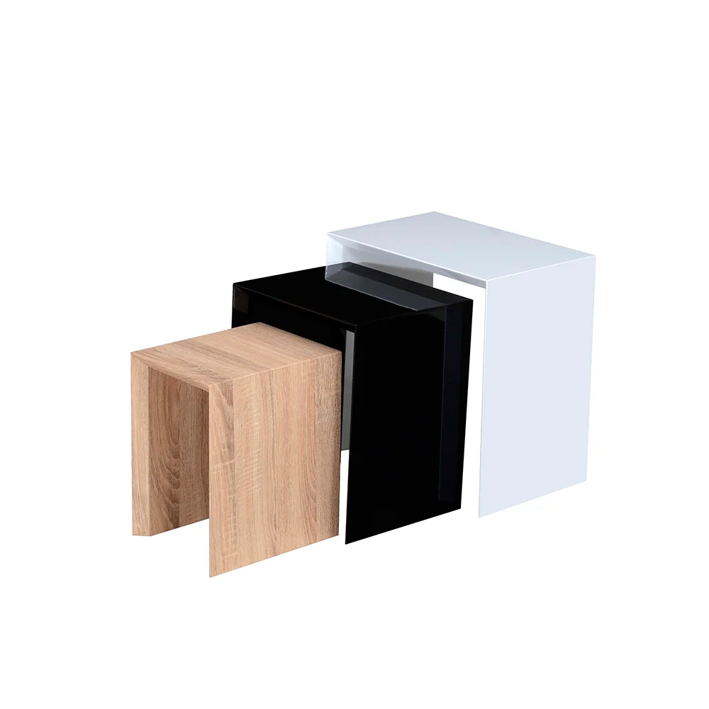 Living room furniture 3 sets nesting side coffee table tea table
