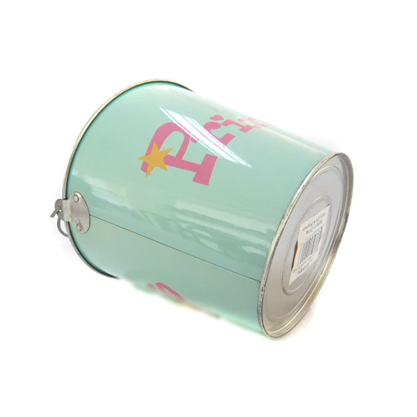 6 inch galvanized Bucket with logo metal bucket