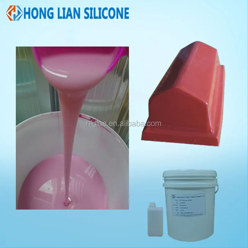 Red Pad Printing Silicone Rubber 2 Component Liquid Silicon DIY Rubber Material for Printing Pad Making
