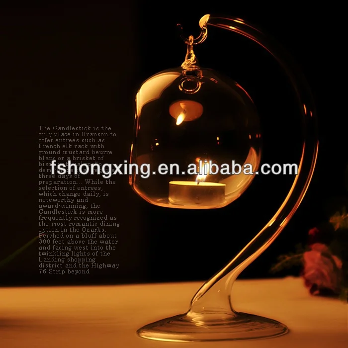 TCH 23 Wholesale new hanging glass ball candle tealight holder