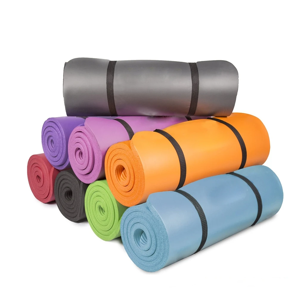 Ondar 1/2-inch Extra Thick Exercise Yoga Mat Carton Durable Print SGS Gymnastics NBR Fitness Mat Standard Color 500 Pcs 8mm-20mm