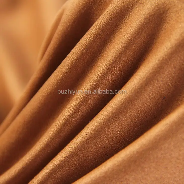  Высококачественная мягкая замшевая ткань из полиэстера и спандекса для модных женских платьев