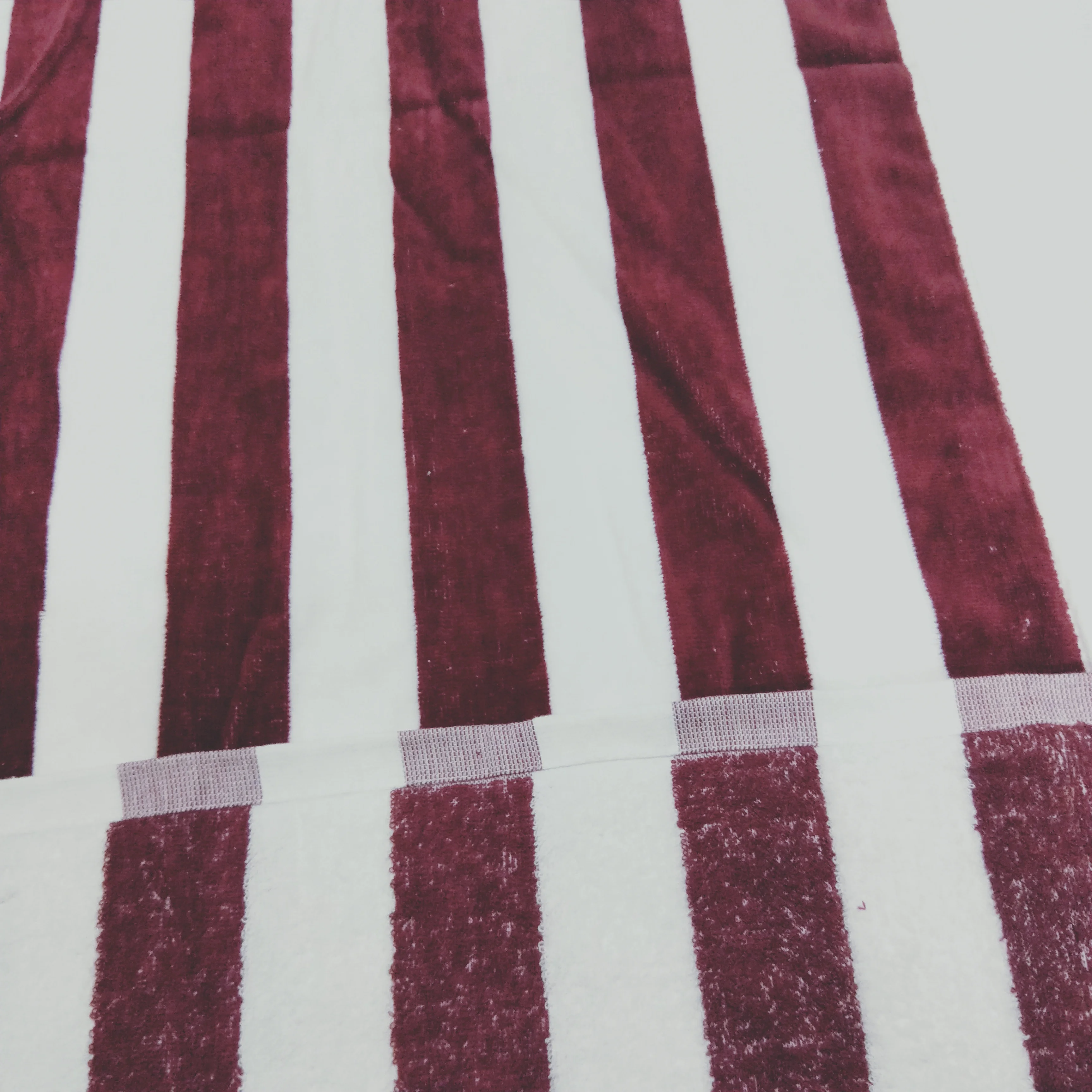 Zero Twist Jacquard Towel, Jacquard Cotton Beach Towel Velour