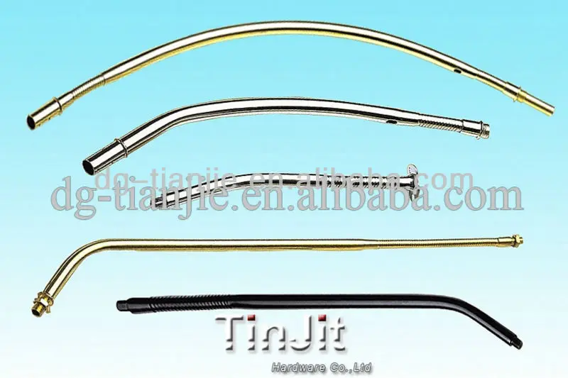 Хром Тяжелая Гибкая гусиная шея с прямой трубкой