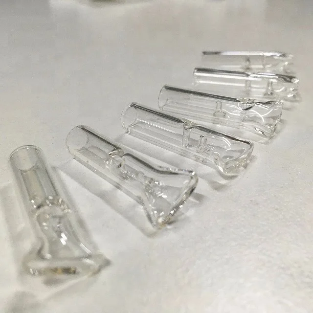Wholesale clear smoking filter tips glass drip tips glass rolling paper tips
