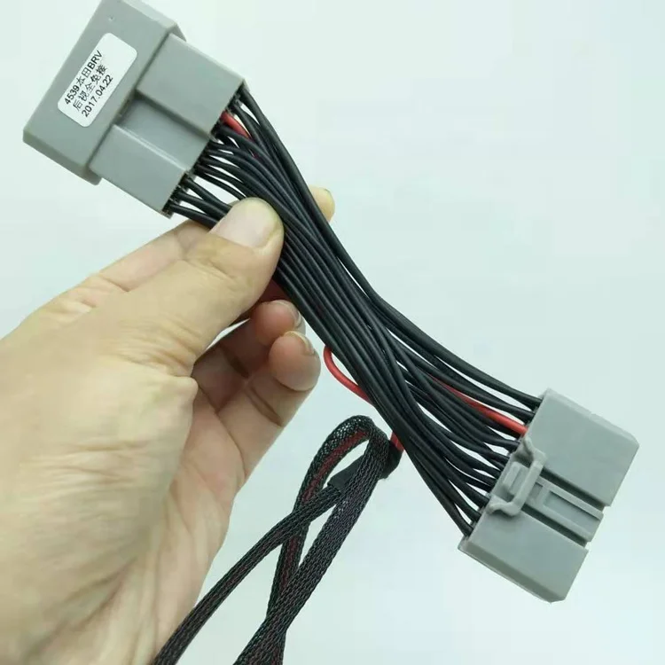 Custom Automotive Rear view mirror Connector wire harness assembly for Honda BRV car